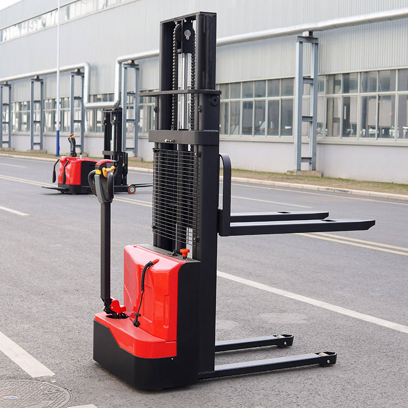 1.2T/1.5T Electric Stacker Pallet Forklift - Energy-Saving & Portable for Warehouse