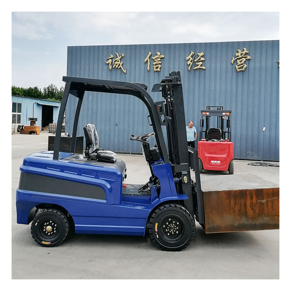 1.5T-3T Electric Mini Forklift with Telescopic Boom & Off-Road Capability