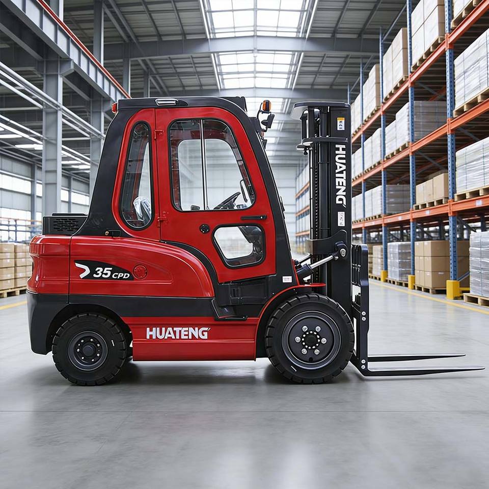 CE ISO 3.5 Ton Electric Forklift with 4m-6m Mast for Metal Fabrication
