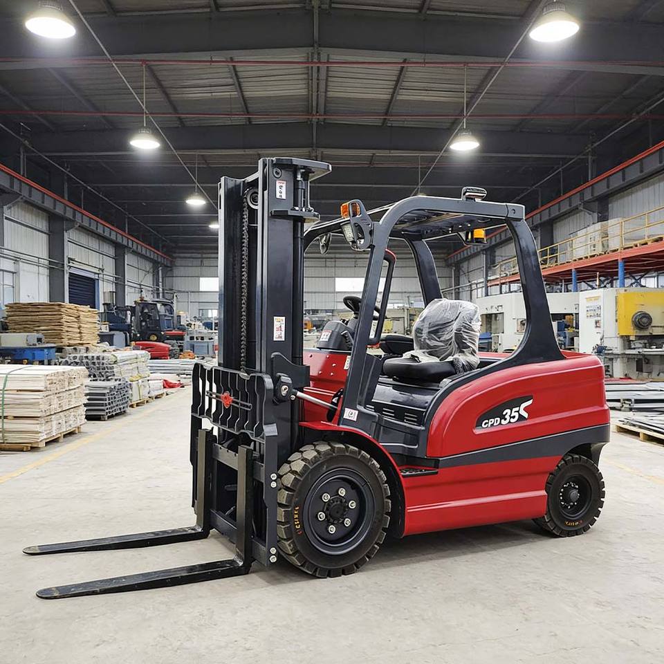 CE ISO 3.5 Ton Electric Forklift with 4m-6m Mast for Metal Fabrication