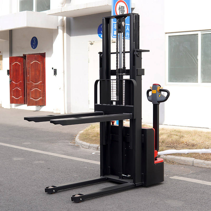 1.2T/1.5T Electric Stacker Pallet Forklift - Energy-Saving & Portable for Warehouse