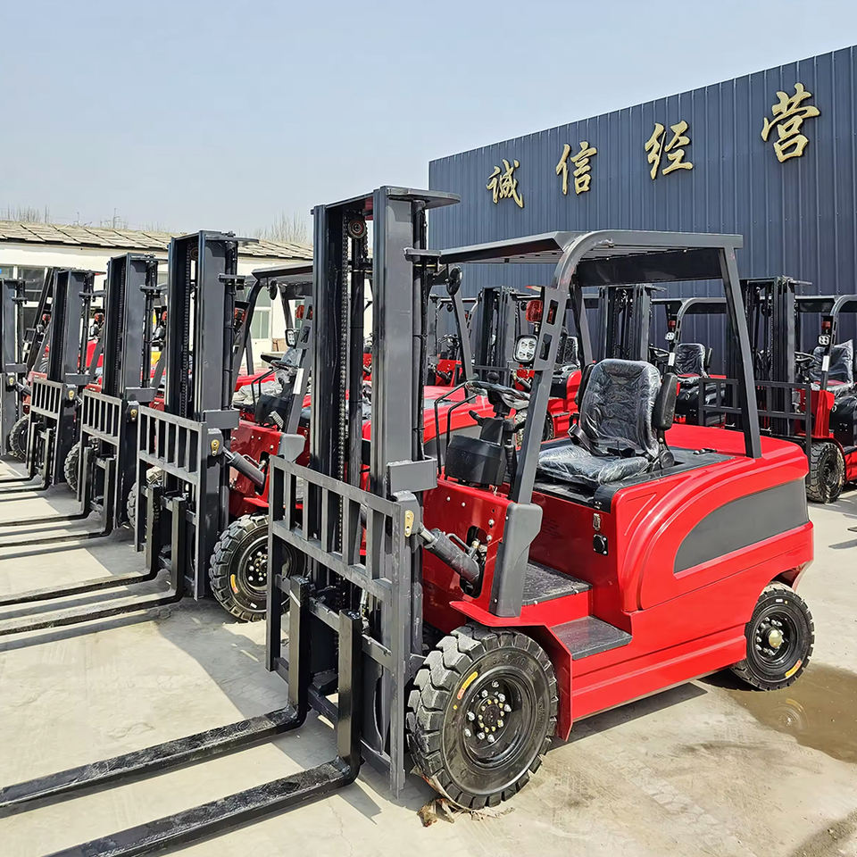 1.5T-3T Electric Mini Forklift with Telescopic Boom & Off-Road Capability