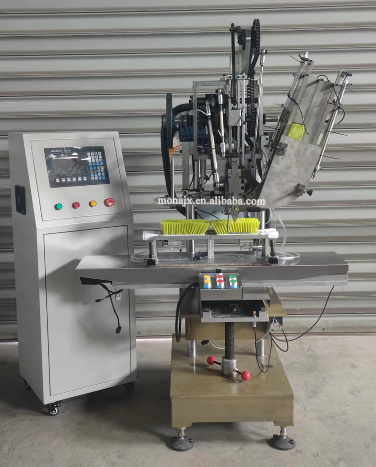 5-Axis CNC Brush Making Machine – Drilling & Tufting for Eco-Friendly Brooms