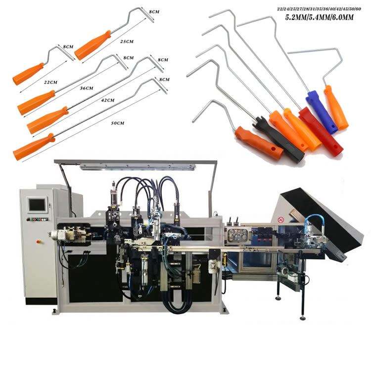 Fully Automatic Paint Roller Handle Making Machine for Steel Wire