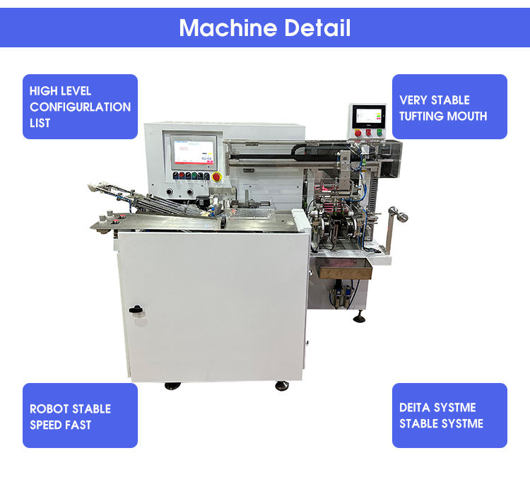 KAIYUE(WENDE) Tufting Full Automatic Toothbrush Making Machine – High Capacity 750-800 r/min, PLC Controlled