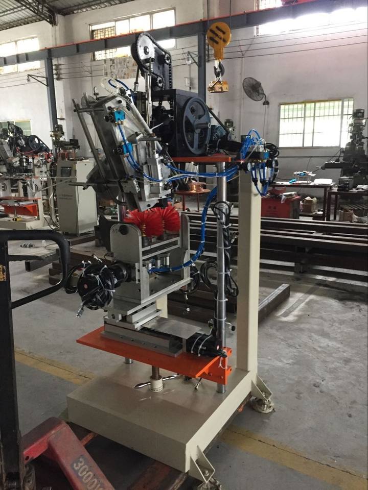 4-Axis Automatic Toilet Brush Making Machine for Custom 2-Color Boxes & Ball Shape Brushes