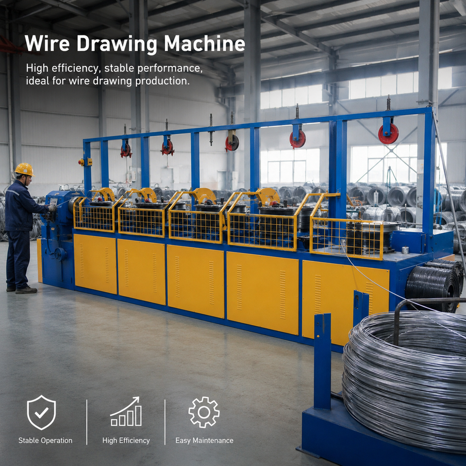 Carr Steel Wire Drawing Machine for Nail Making - 15kW*4 High Efficiency