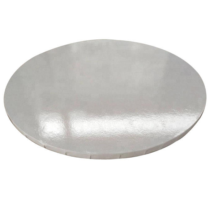 Bulk Round Pink Marble MDF Cake Boards 12