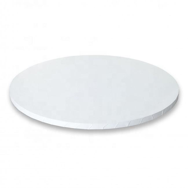 Bulk Round Pink Marble MDF Cake Boards 12