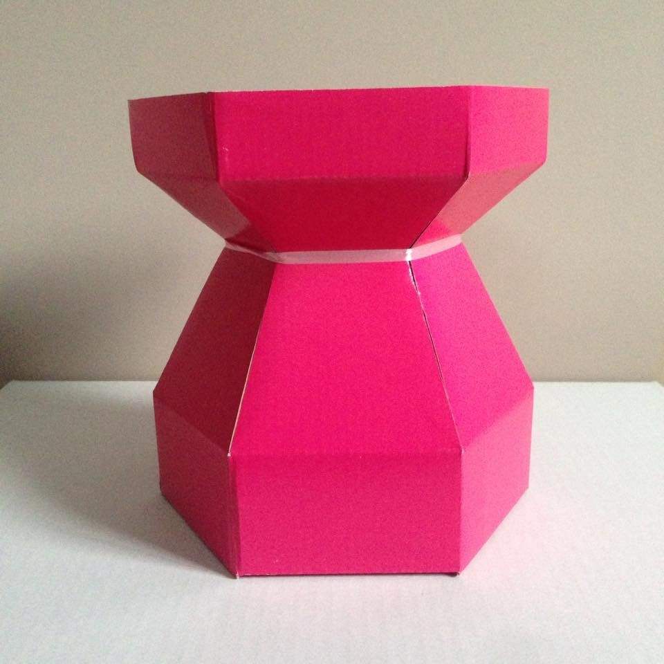 Flat-Packed Cupcake Bouquet Box with Clear Insert for 7 Cupcakes