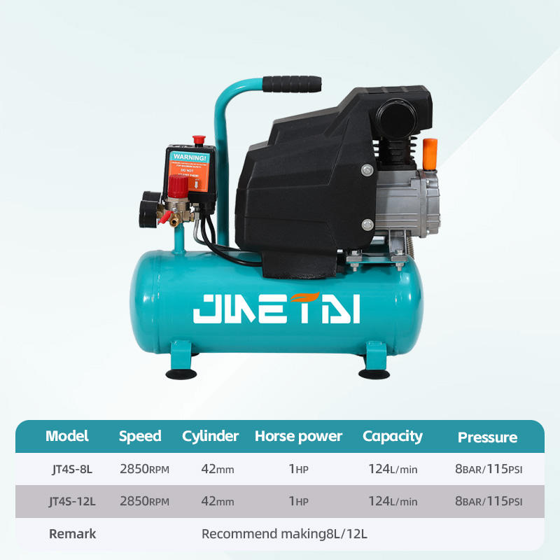 1HP 8L Mini Handheld Direct Drive Portable Industrial Air Compressor