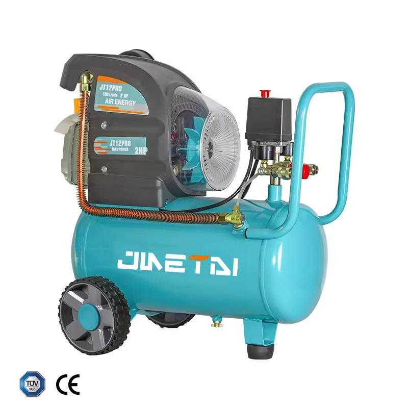 24L Direct-Drive Oil-Lubricated Air Compressor – 2HP Long-Life Portable