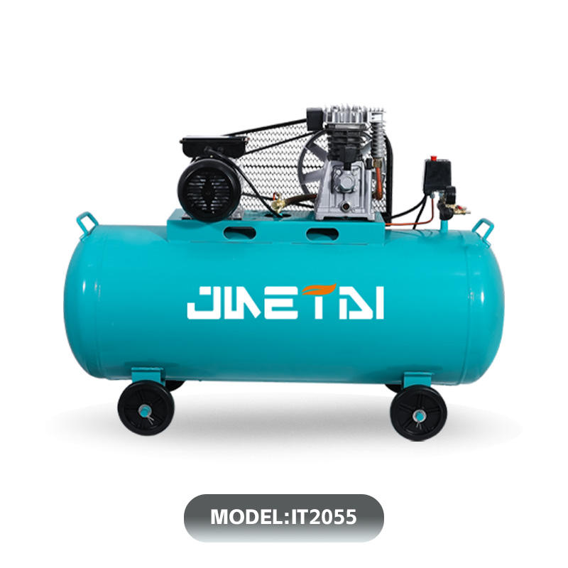 50L 2HP Piston Air Compressor for Machine Repair Shops | Custom Belt Drive