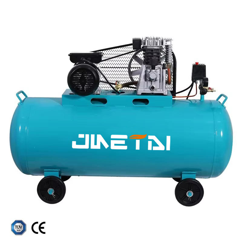 50L 2HP Piston Air Compressor for Machine Repair Shops | Custom Belt Drive