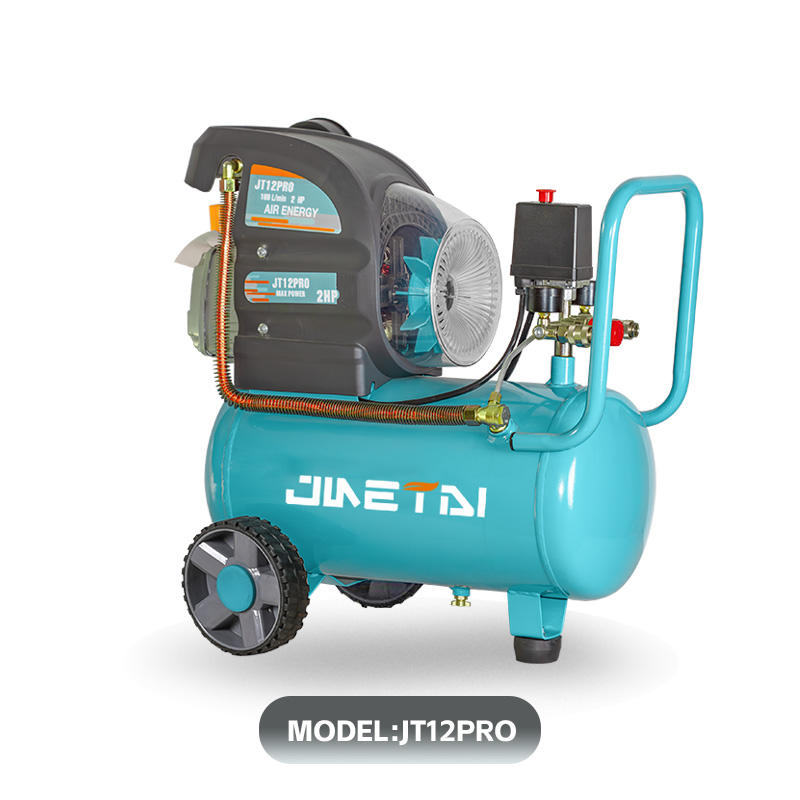 24L Direct-Drive Oil-Lubricated Air Compressor – 2HP Long-Life Portable
