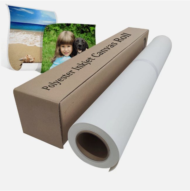 Premium White Canvas Roll for Eco-Solvent & UV Printing | 300gsm Polyester-Cotton