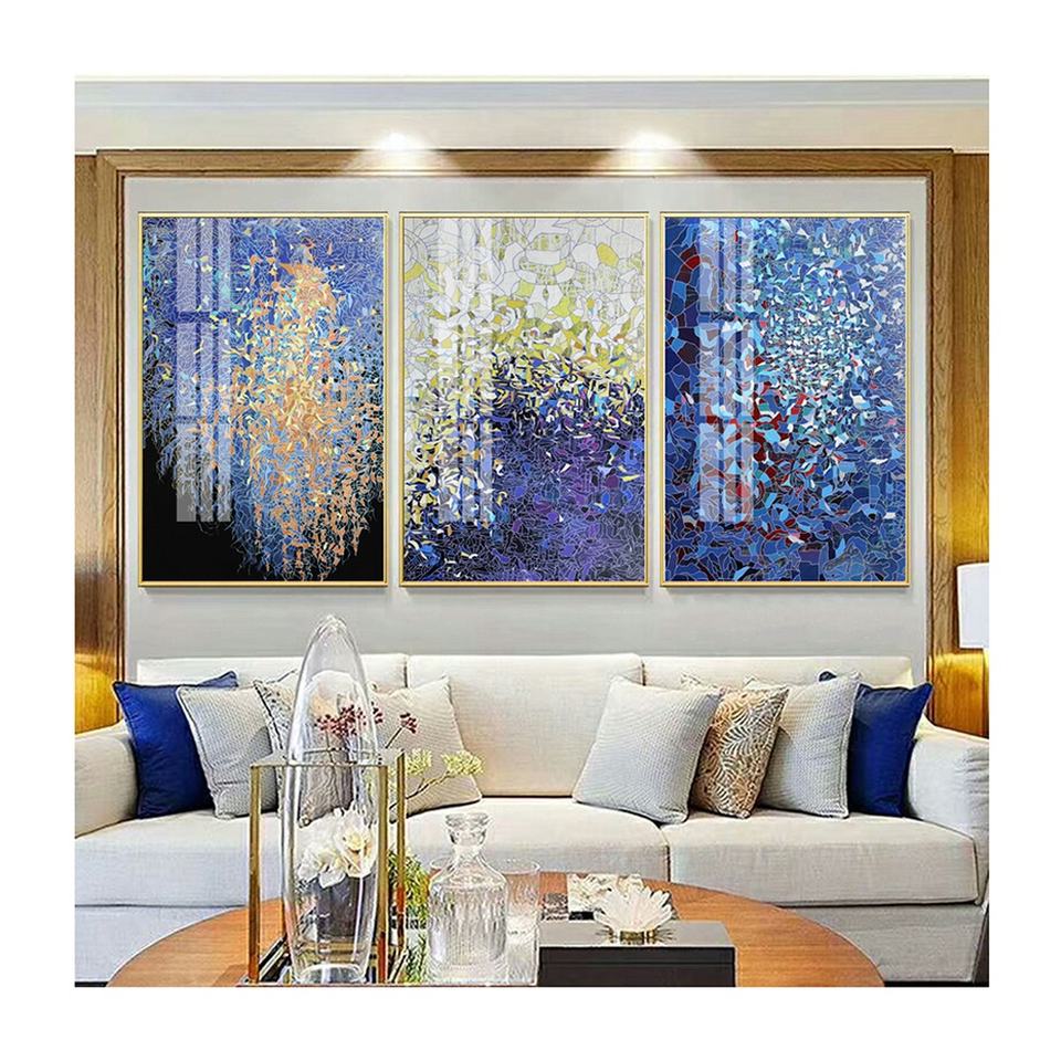 High-Definition 5D Crystal Porcelain Painting with Aluminum Frame