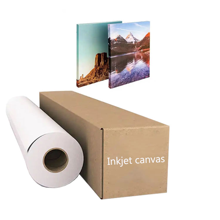Water-Based Ink Polyester Canvas Roll – Glossy, Waterproof, 140gsm for UV/Pigment