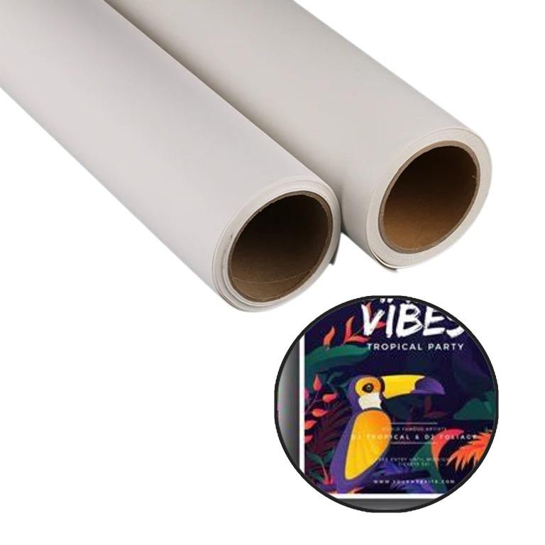 Premium White Canvas Roll for Eco-Solvent & UV Printing | 300gsm Polyester-Cotton