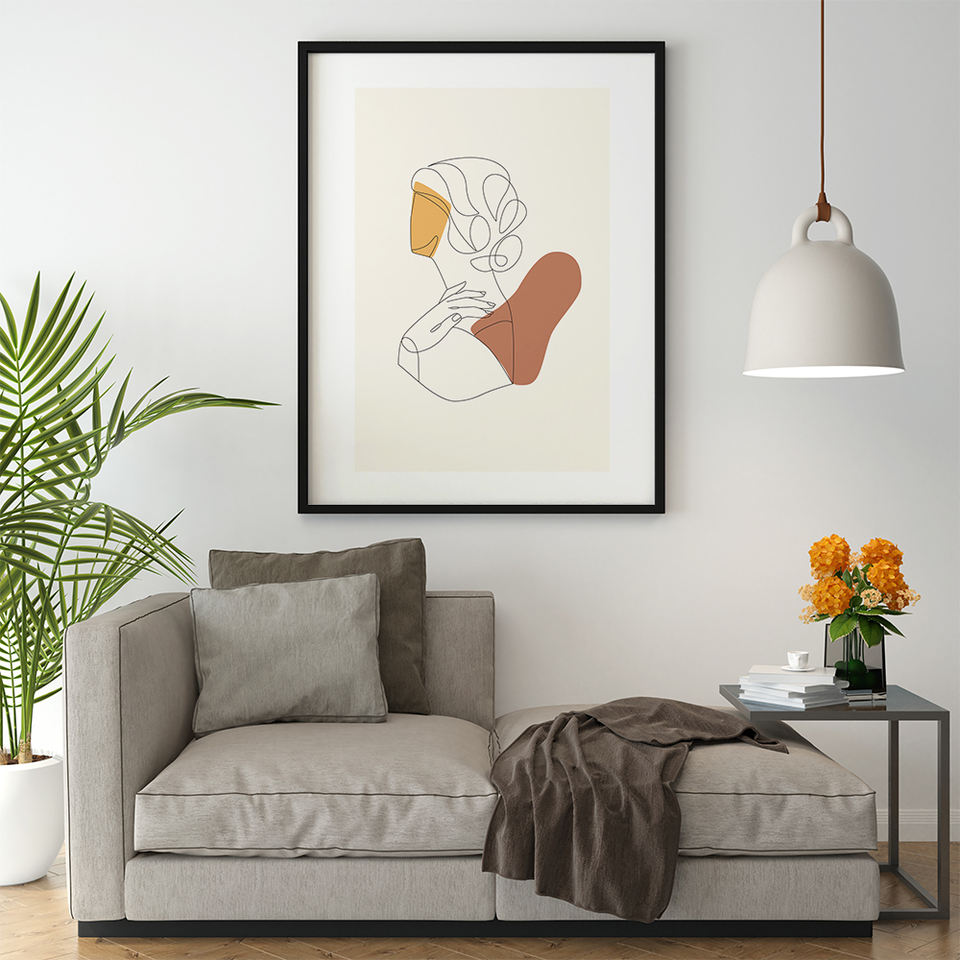 Custom Abstract Canvas Painting – Epson Pigment Ink, Stretched & Framed