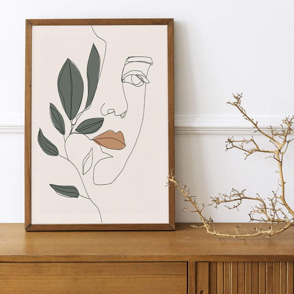 Custom Abstract Canvas Painting – Epson Pigment Ink, Stretched & Framed