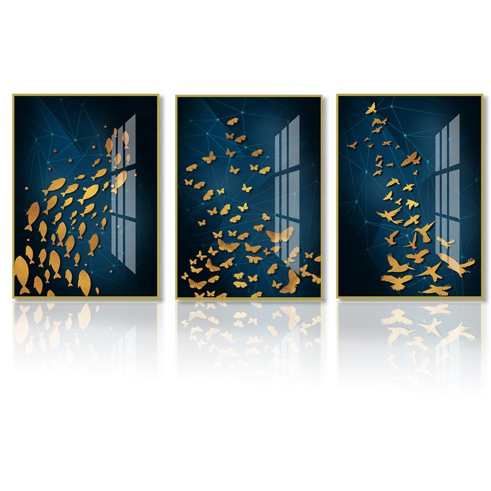 High-Definition 5D Crystal Porcelain Painting with Aluminum Frame