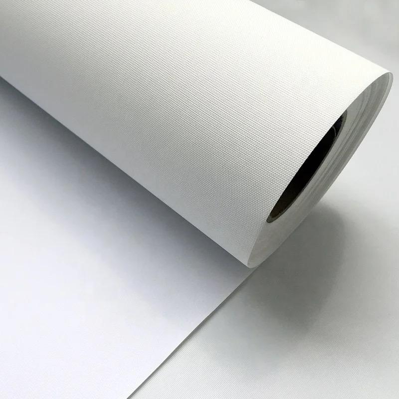 Eco-Friendly Matte Polyester Canvas Roll for Inkjet Printing