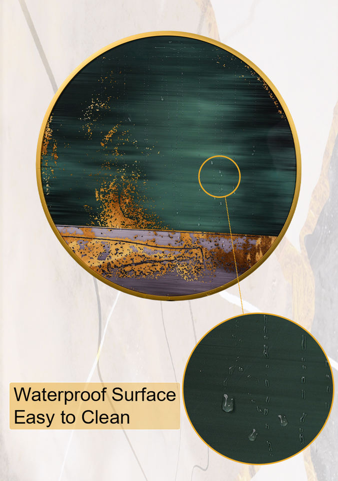 High-Definition 5D Crystal Porcelain Painting with Aluminum Frame
