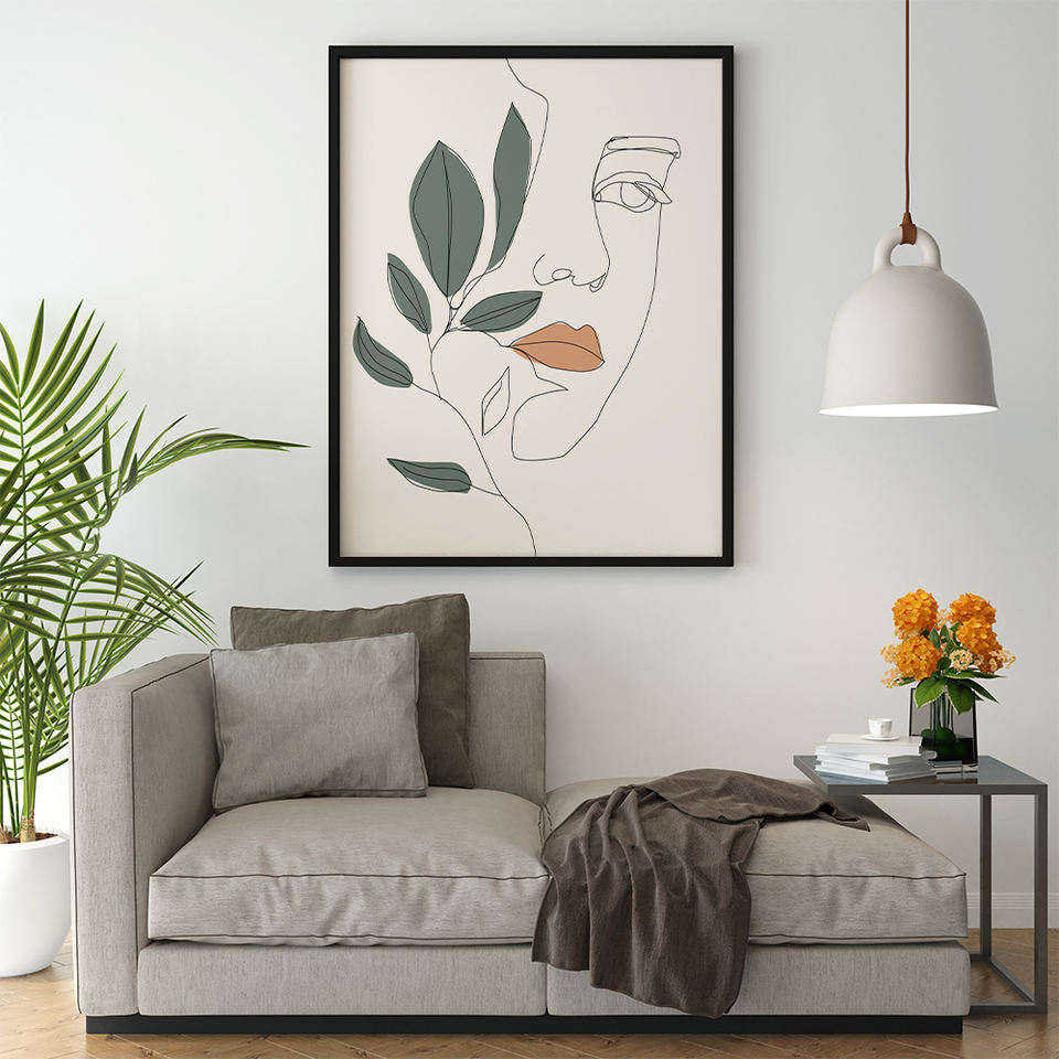 Custom Abstract Canvas Painting – Epson Pigment Ink, Stretched & Framed