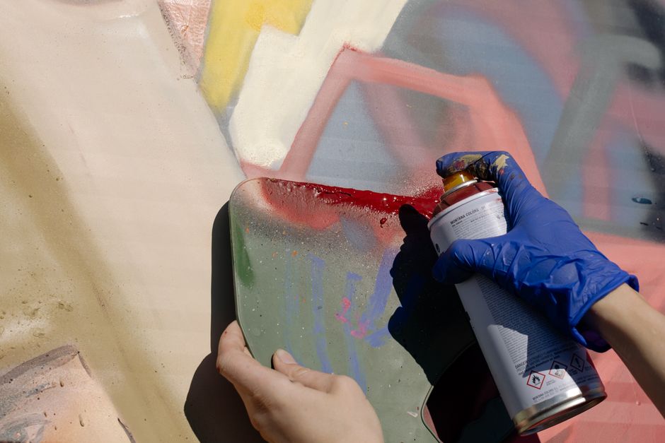 Introduction to Spray Painted Canvas for Furniture