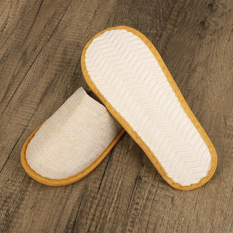 Eco-Friendly Linen Hotel Slippers | Biodegradable & Comfortable