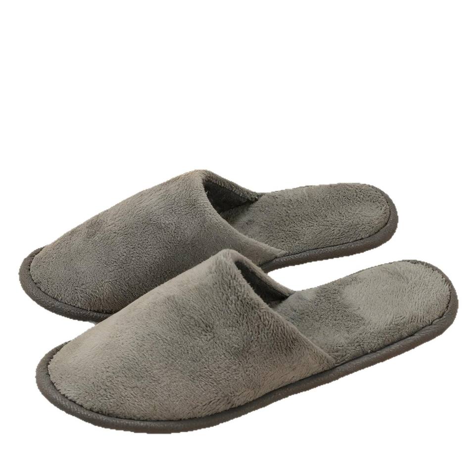 Eco-Friendly Luxury Coral Fleece Hotel Slippers with Custom Logo