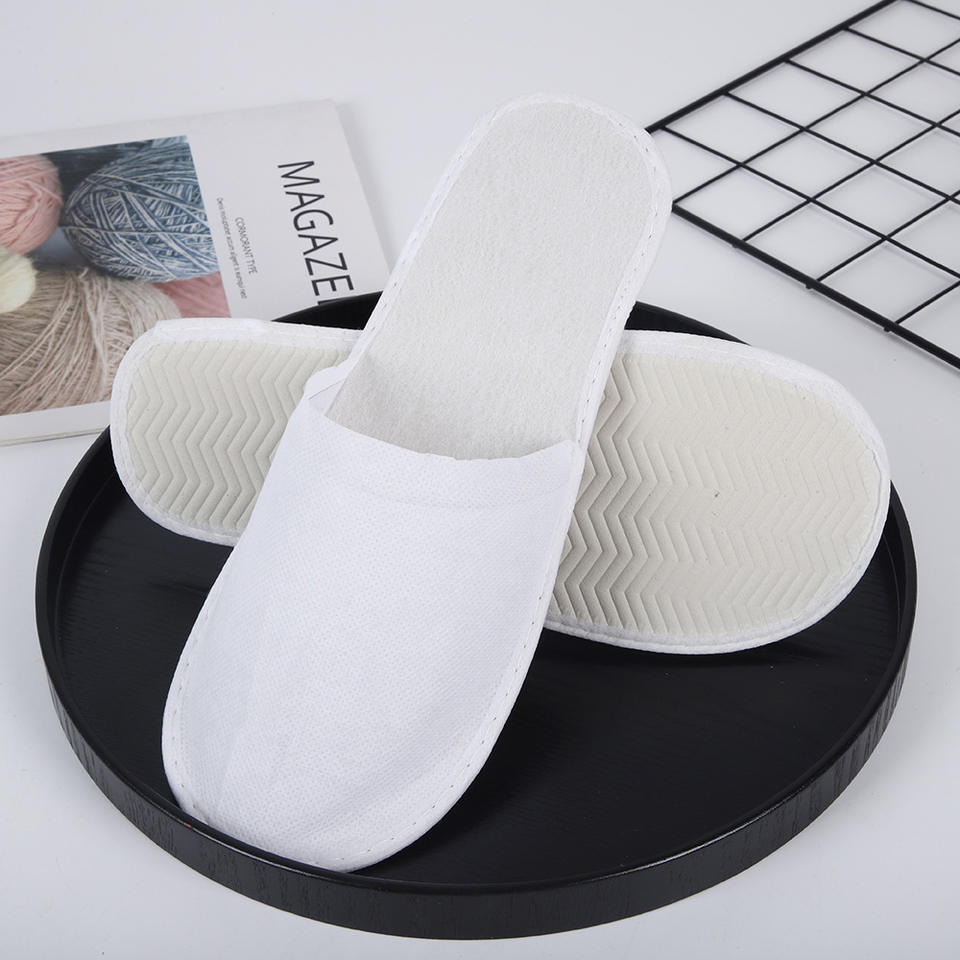 Eco-Friendly Hotel Disposable Slippers - Non-Slip Willow Pattern, Lightweight Travel Footwear