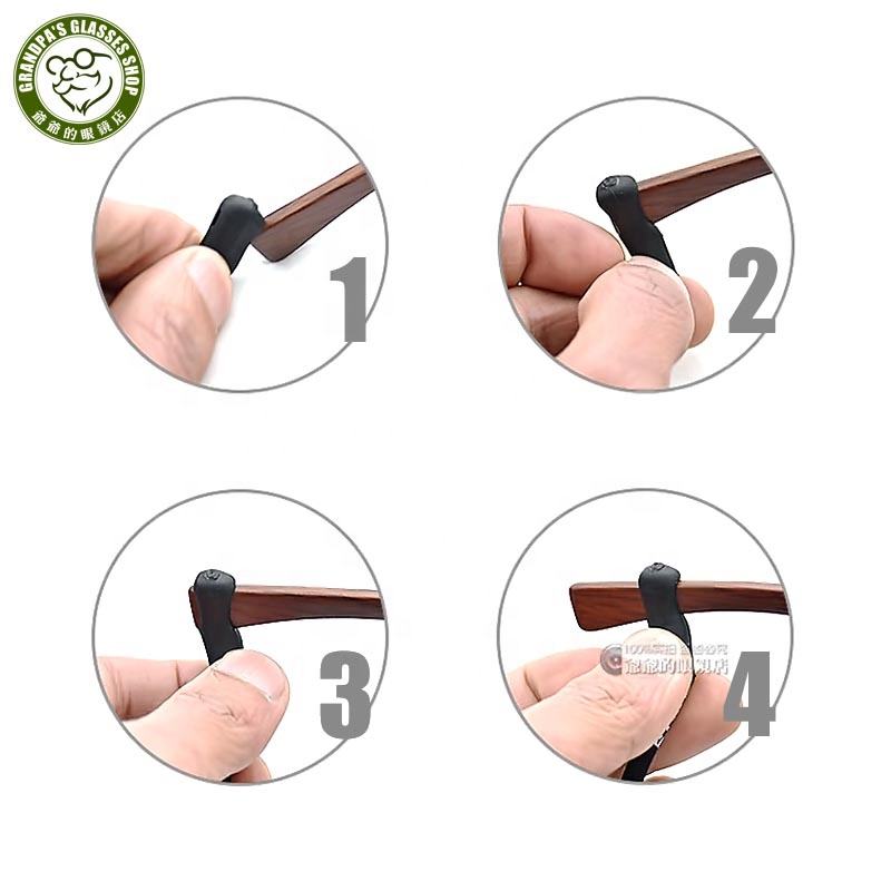 Adjustable Polyester Eyeglass Retainer Strap with Silicone Cord for Sports