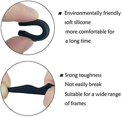 Anti-Slip Silicone Glasses Ear Hooks | Adjustable Eyewear Retainer for Sports