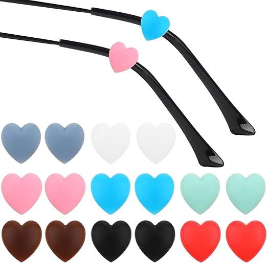 Silicone Eyeglasses Retainer Ear Grips for Anti-Slip Temple Tips Protectors