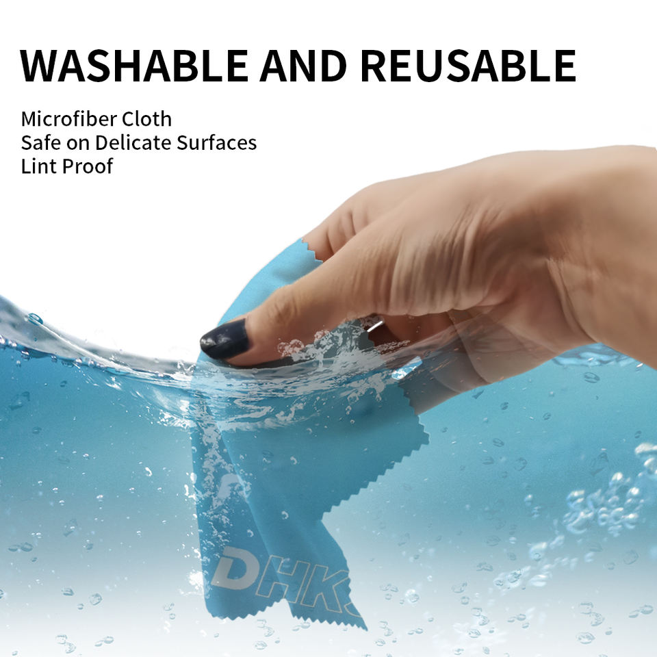 Custom Logo Microfiber Cleaning Cloth 15x15cm – Soft, Durable & Eco-Friendly