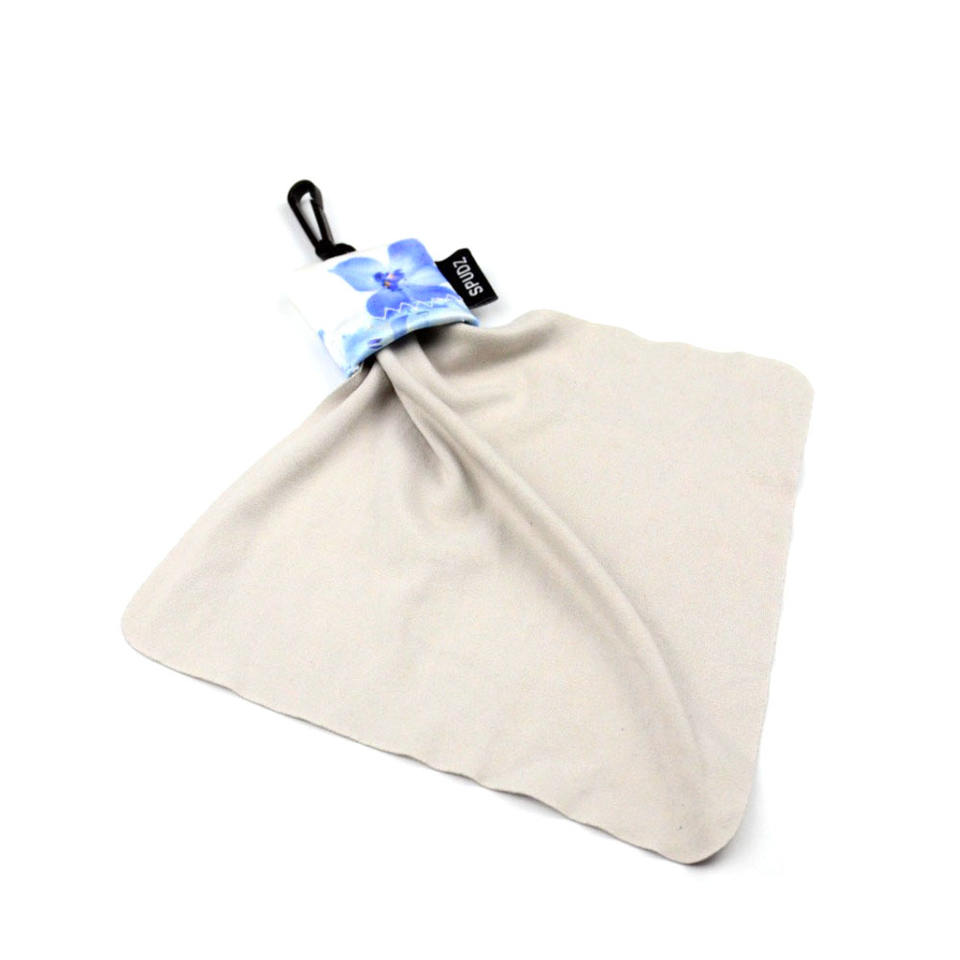 Custom Logo Microfiber Sunglasses Cleaning Cloth Keychain - Eco-Friendly & Durable