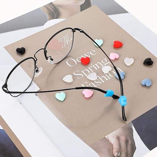 Silicone Eyeglasses Retainer Ear Grips for Anti-Slip Temple Tips Protectors