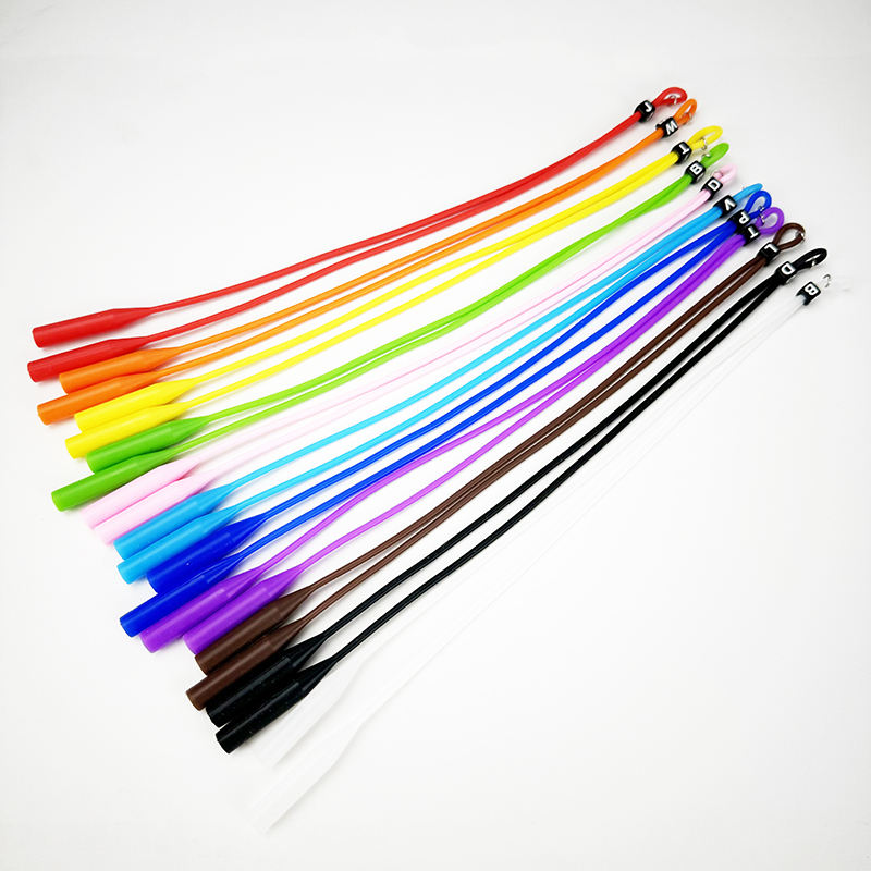 Silicone Glasses Cord for Sports & Reading – Adjustable Eyewear Neck Strap