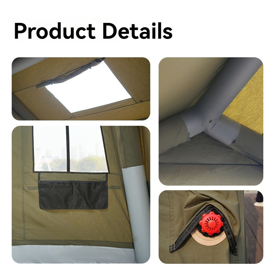 Wholesale Inflatable Tent - Spacious 8+8 sqm Polyester Shelter for Camping & Events