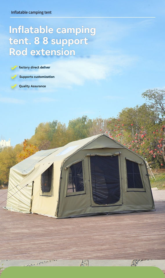 Wholesale Inflatable Tent - Spacious 8+8 sqm Polyester Shelter for Camping & Events