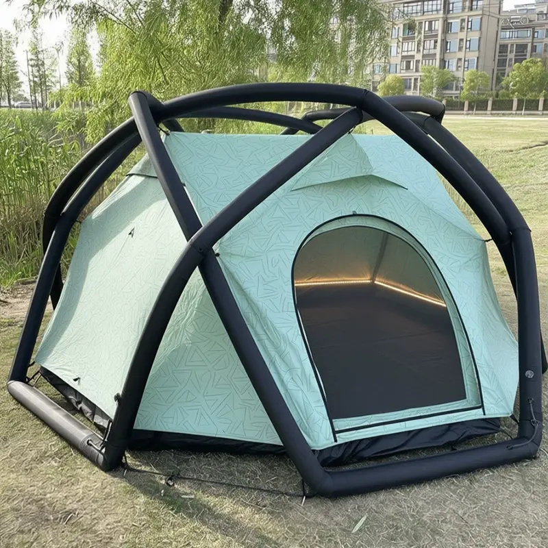 Lightweight Inflatable Camping Tent for 2-3 Persons, Rainproof & Eco-Friendly