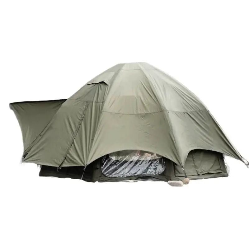 360° Panoramic Octagonal Inflatable Tent for Outdoor Camping & Eco-Tourism