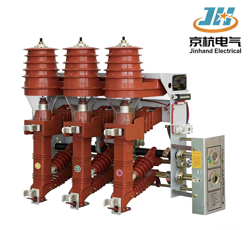 Jinhand FK(R)N12A-12D 3-Pole Copper Steel Load Break Switch-Fuse Combination for Industrial Power Distribution