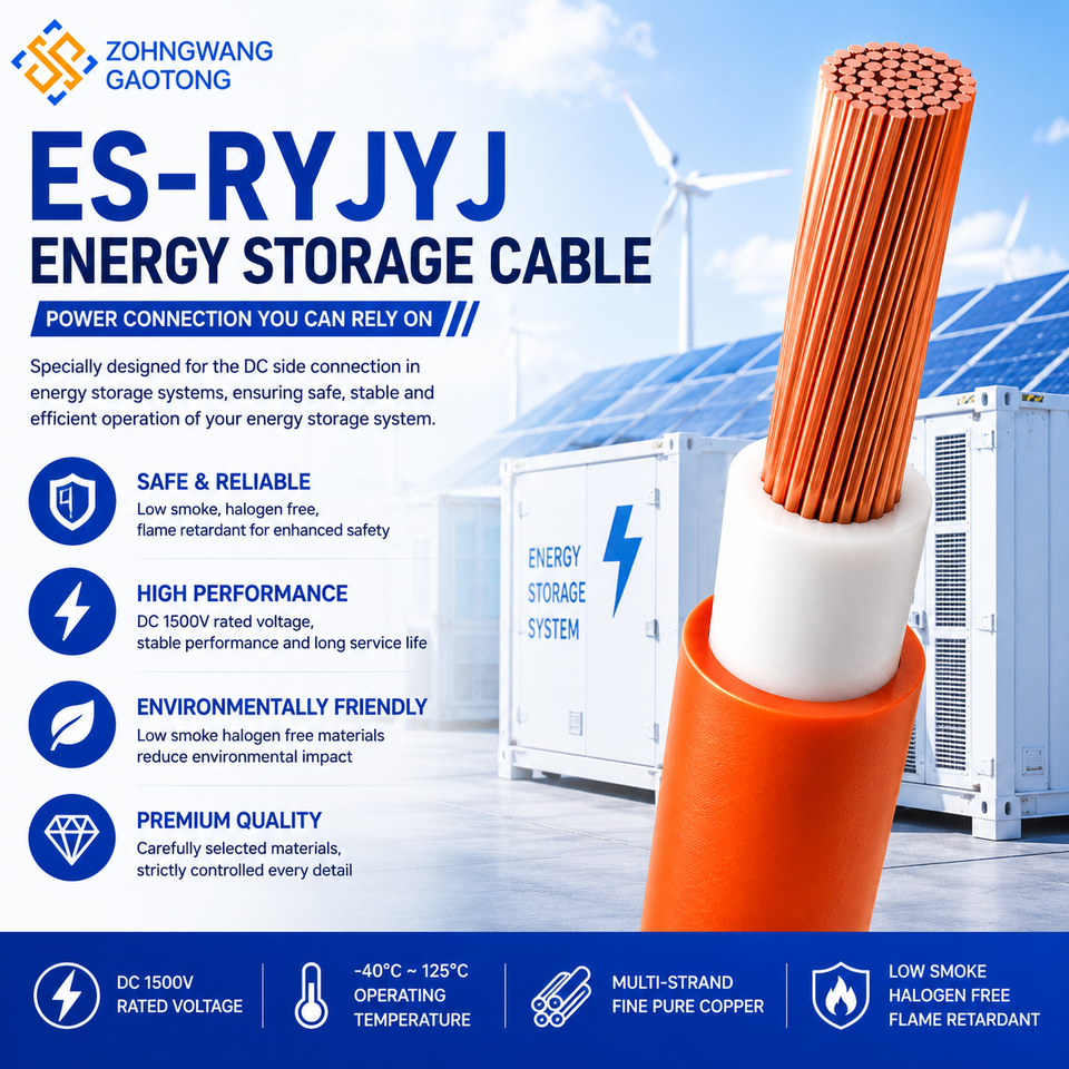 15 kV LSZH Insulated High Voltage Energy Storage Cable for BESS & ESS Systems