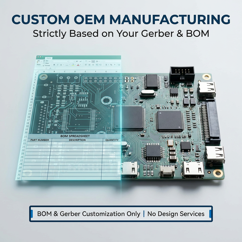 Industrial Control PCBA – Custom PCB Assembly & Manufacturing Services