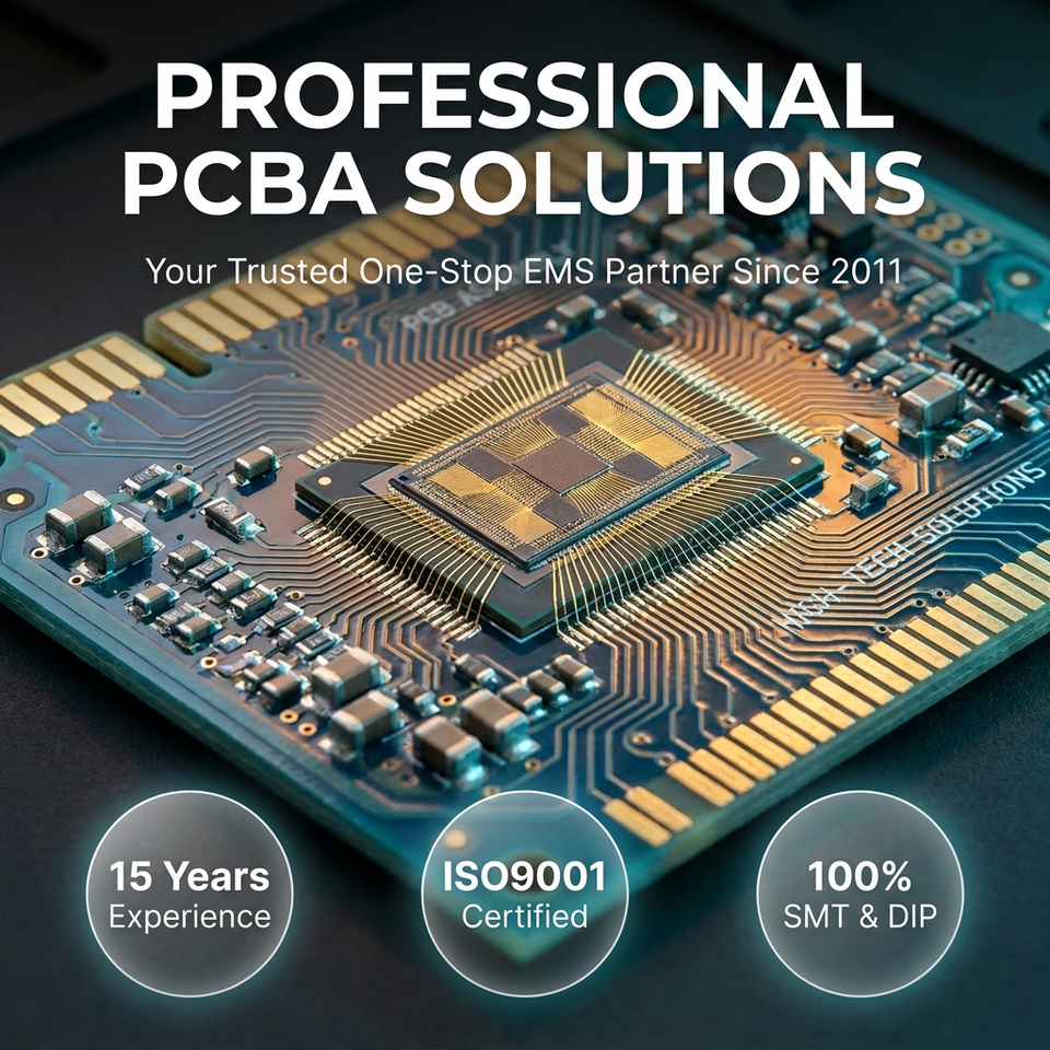 Custom Industrial Control PCBA Board – ISO Certified SMT Assembly