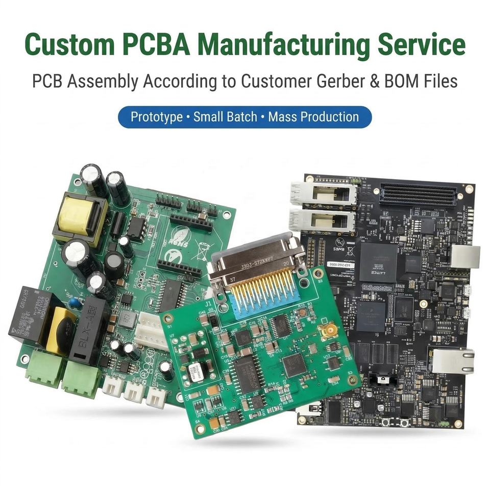 Custom PCB Design & Prototype Assembly Service for Industrial Control