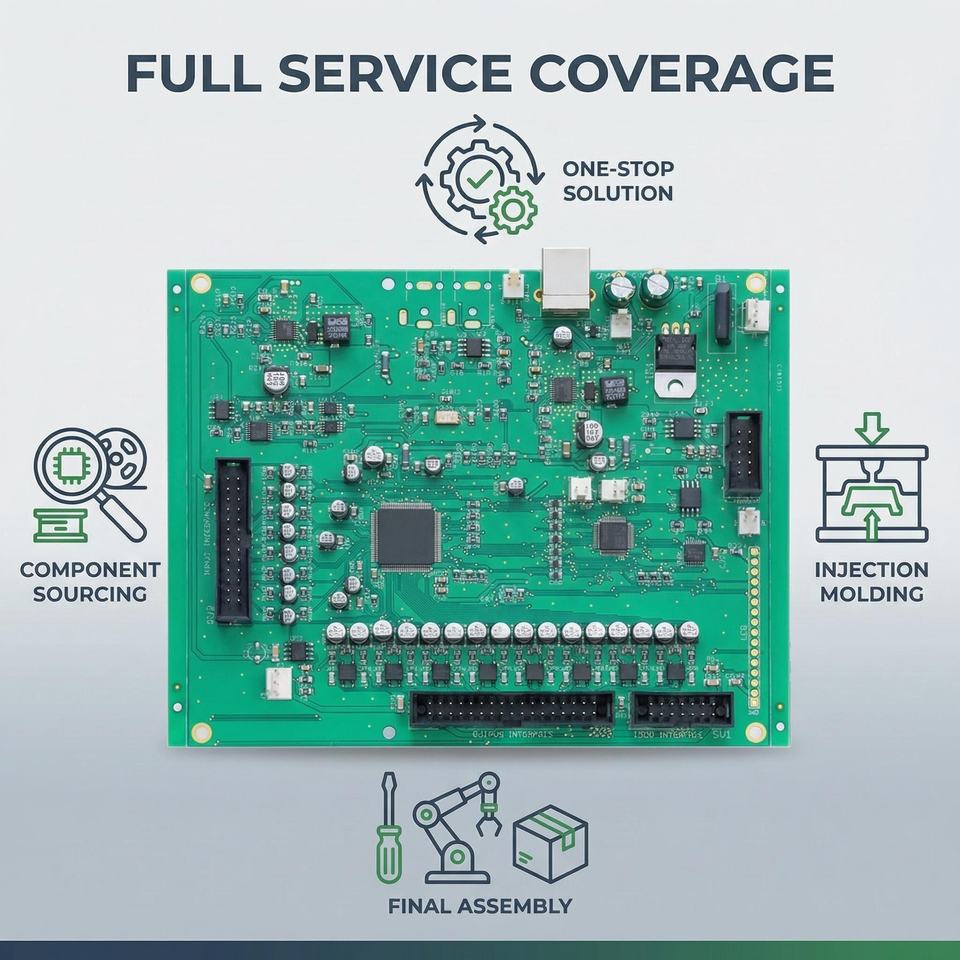 Custom PCBA One-Stop Turnkey Assembly for Industrial Control Boards